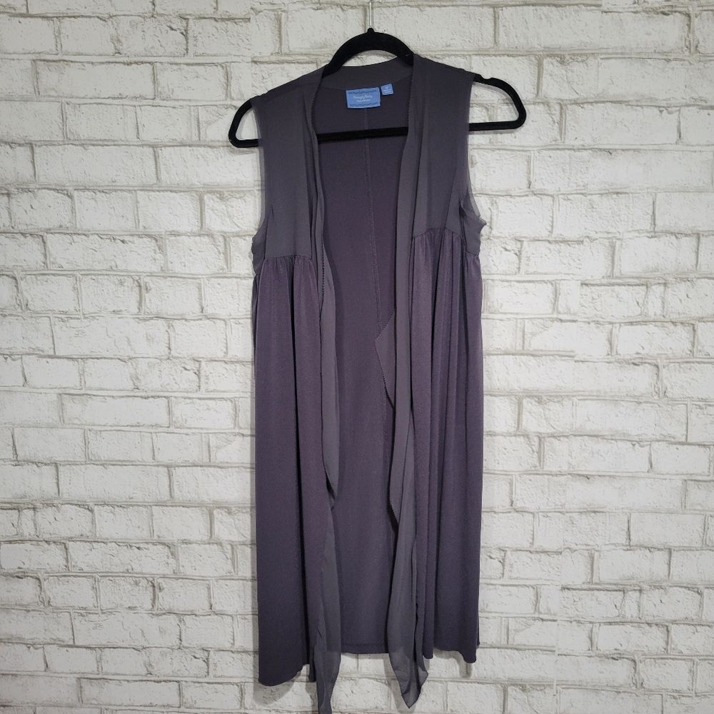 Simply Vera Vera Wang gray vest